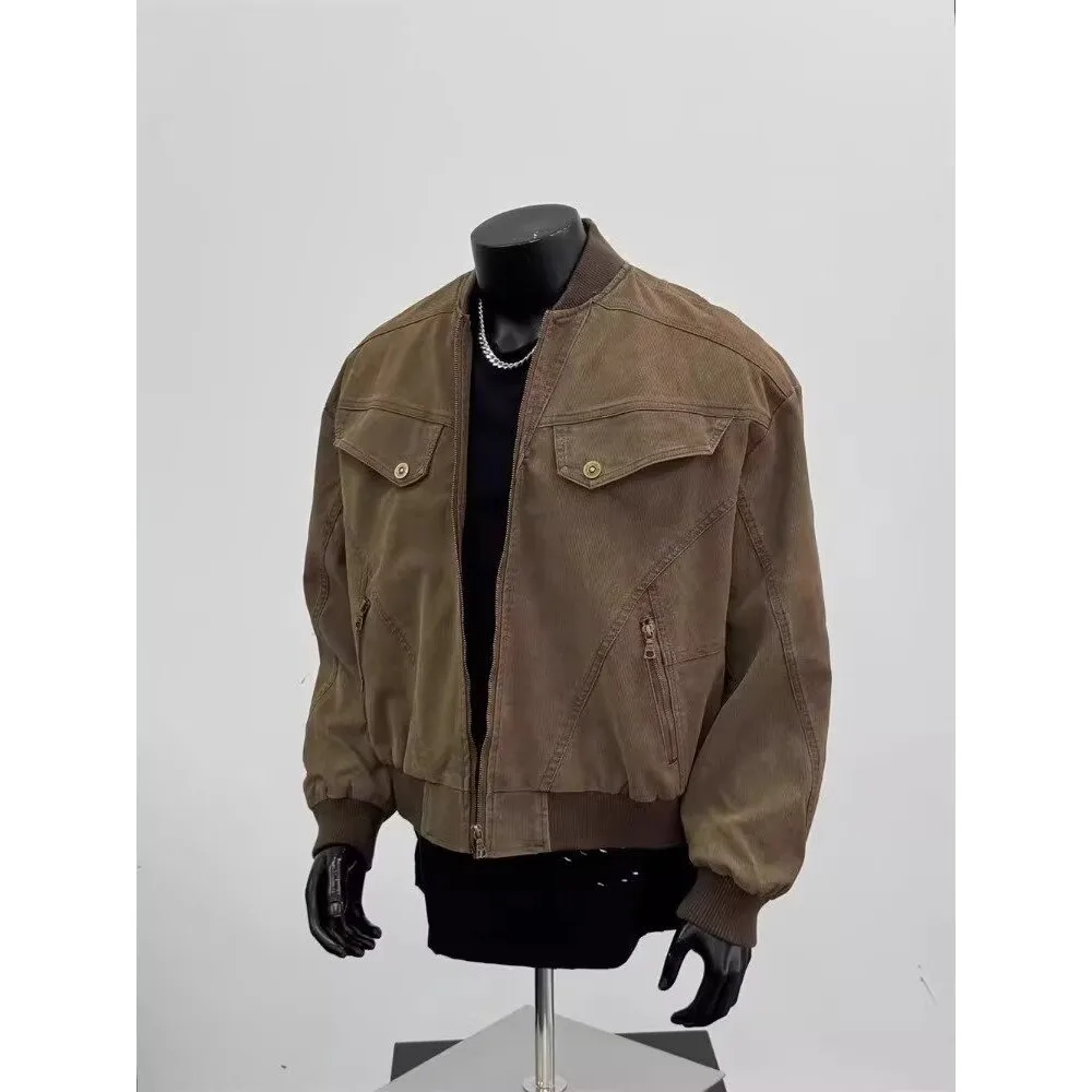 

Cleanfit Brown ort Workwear Jaet Men's American Harland Coat Autumn Winter plus Size 250 Pou Loose Fit Polyester Fiber