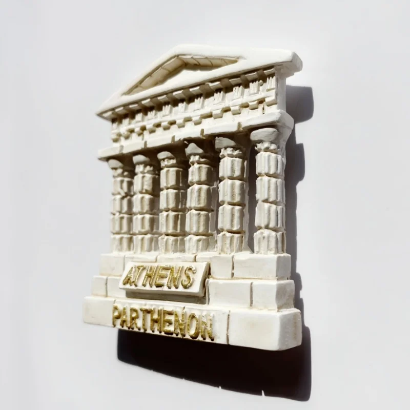 اليونان، أكروبوليس أثينا، أطلال، ثلاثية الأبعاد الإبداعية، المناظر الطبيعية، الحرف الزخرفية، ملصقات الثلاجة المغناطيسية، الهدايا التذكارية السياحية