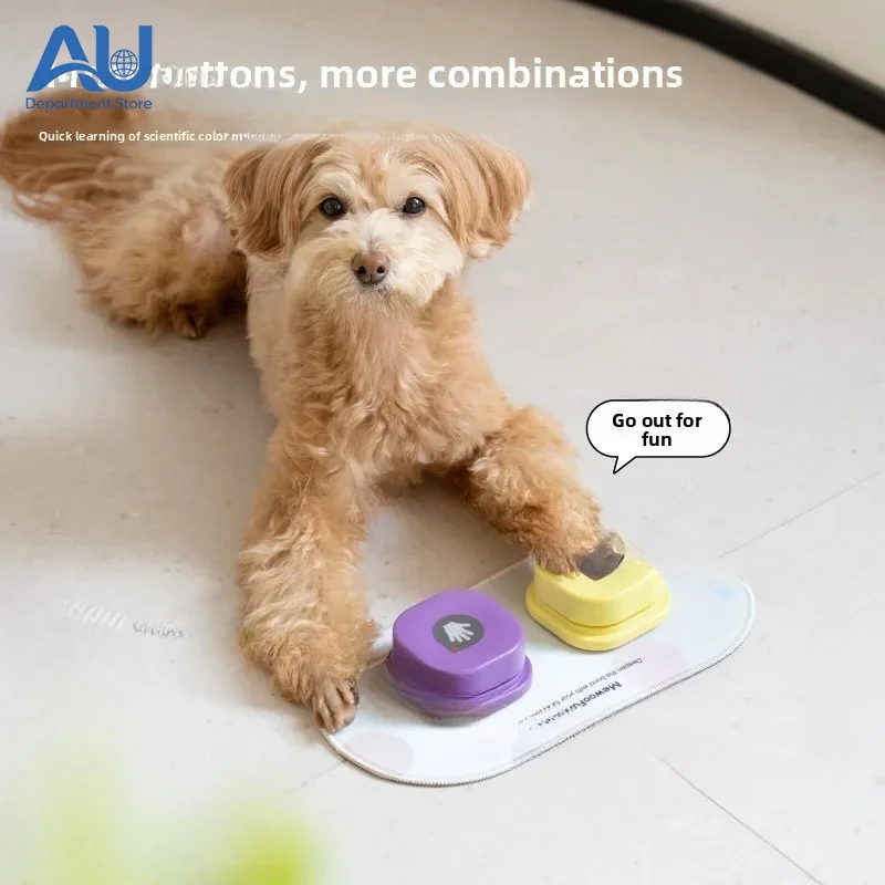 Dog Button Communication and Talking, Pet Communication Sound, Puppy Communication Button, Cat Ring, Cat Training Artifact