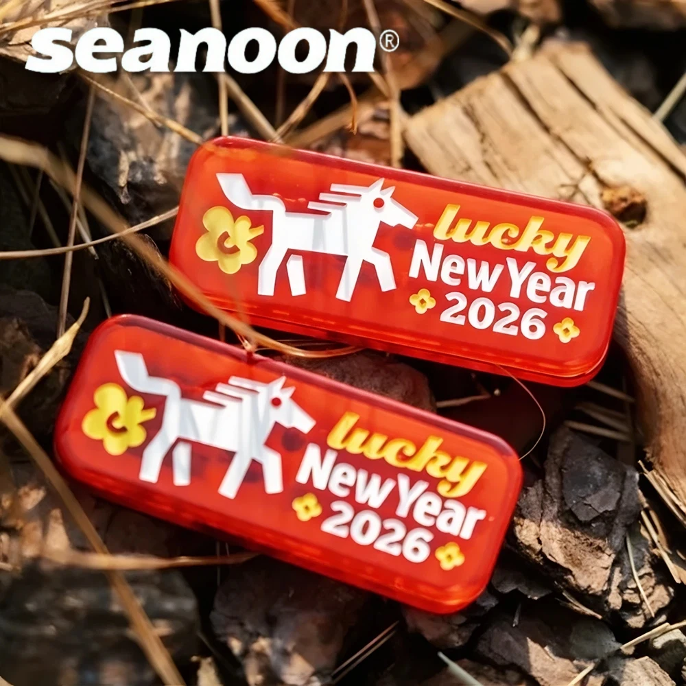 

Seanoon EDC Lucky New Year 2026 Fidget Slider PMMA Push Slider — Фиджет-игрушка для взрослых, аксессуар для офисного стола