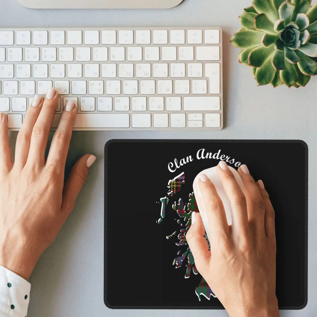 عشيرة أندرسون اسكتلندا خريطة كريست ماوس الوسادة الكمبيوتر لوحة المفاتيح ماوس حصيرة ألعاب الكمبيوتر المحمول حصيرة مكتب الملحقات الجدول الحصير