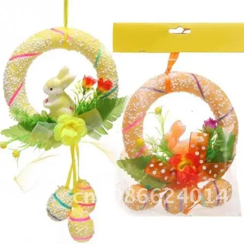 

Cute Bunny Hanging Ornament Easter Basket for Easter Decoration Happy Easter Egg Baskets party Decor Rabbit 31DA for home deco