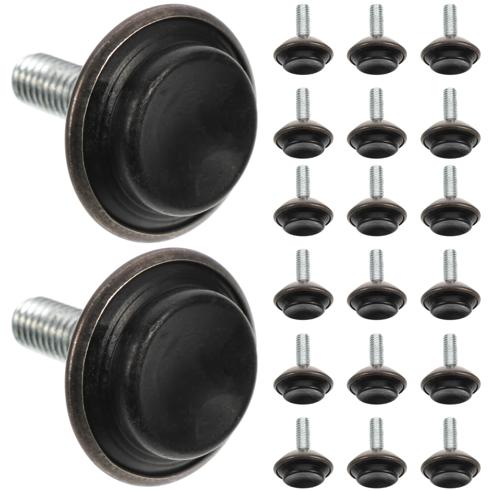 

20pcs Heavy Duty Adjustable Furniture Leveling Feet Chair Table Leg Levelers Durable Swivel Levelers Screw On For Sofa Cabinet