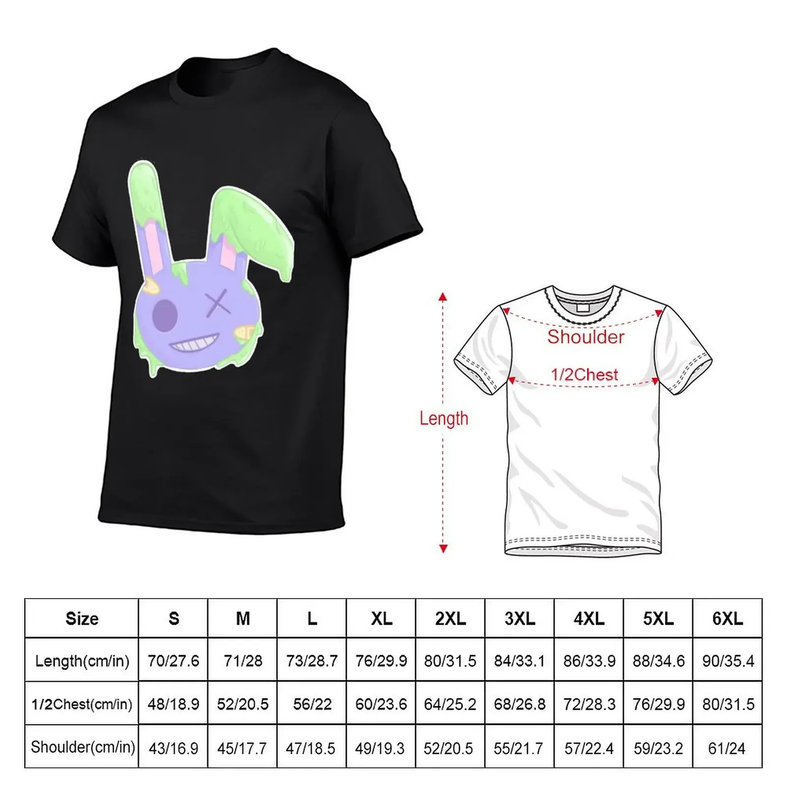 Asher the Unfortunate Acid Rabbit T-Shirt graphic tee shirt cute tops mens graphic t-shirts funny