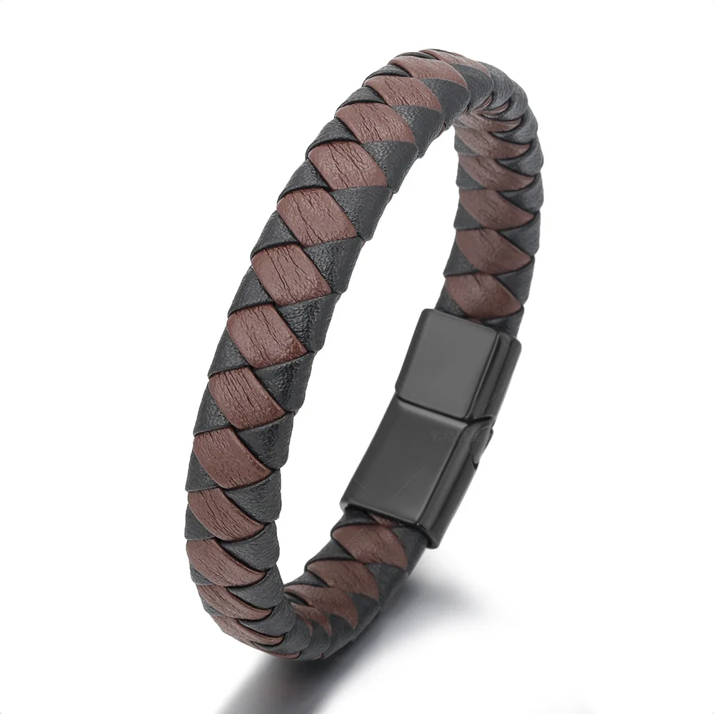 Trendy Design Multilayer Leather Braided Bracelets Men's Bracelet Accessories Jewelry New Fashion Party Gifts Wholesale