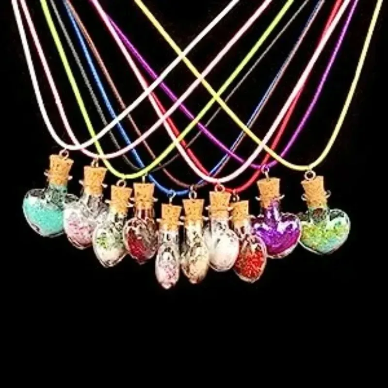 10/50pcs Colorful Leather Waxed thread Rope Chain Cord Necklace Pendant For DIY Handmade Lobster Clasp String Jewelry Crafts