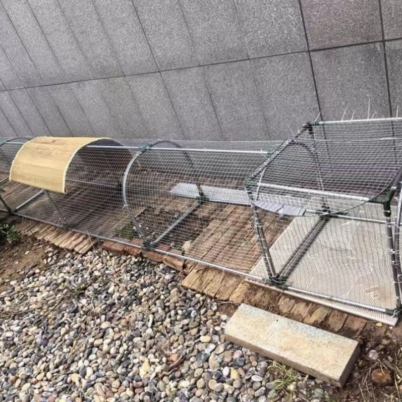 

Customizable outdoor folding chicken tunnel cage