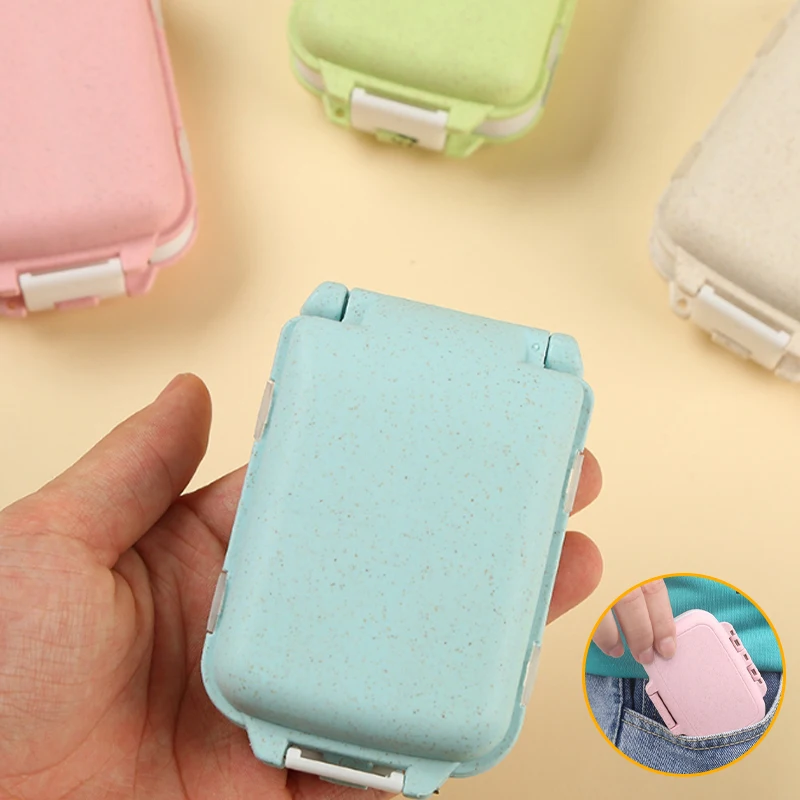 

Pills Box 3 Layer 8 Grids Pill Case Tablet Storage Organizer Container 7 Days Medicine Dispenser Mini Portable Travel Pillbox