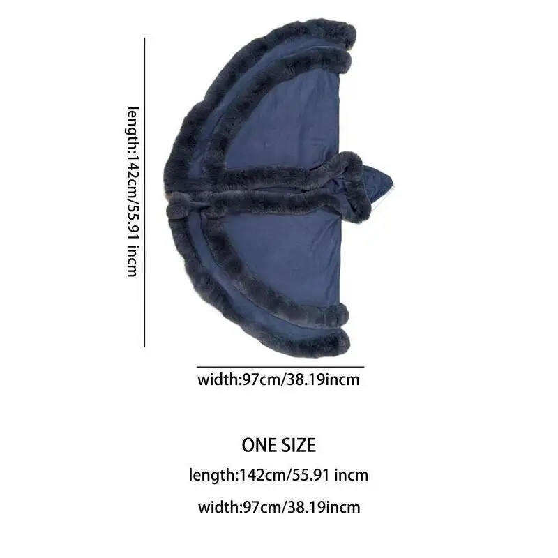 Women's Fashion Loose Fur Collar Shawl Perfect Gift Choice Elegant Chic Stylish Women's Wear Fur Collar Shawl for Middle-Aged...