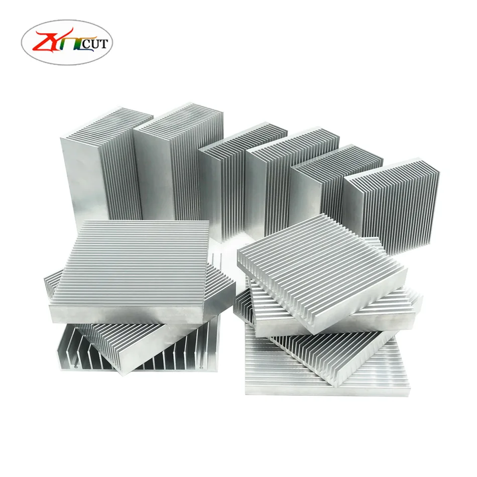 Dissipador de Calor de Alumínio Radiador do Amplificador de Potência Poder Superior Dente Denso Perfil 35 mm 40 mm 50 mm 60 mm 70 mm 80 mm 90 mm 100 mm