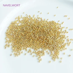 200 pz/borsa 2mm/2.5mm/3mm Ball Crimp Beads Stopper Spacer End Beads per forniture per la creazione di gioielli fai da te