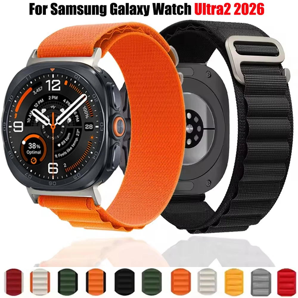Alpine Nylon Strap For Samsung Galaxy Watch Ultra2 2026 Bracelet Band For Galaxy Watch Ultra 47mm 2025 2024 Strap Accessories