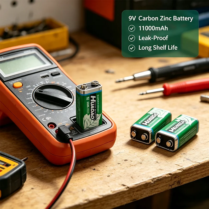 2-20Pcs Disposable 9V 6F22 Carbon Dry Battery 1100mAh Long Lasting Batteries for Multimeter Smoke Alarm Microphone KTV Kids Toys