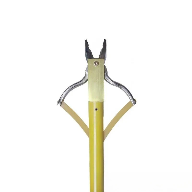 Insulated Long Handle Pointed Nose Pliers Self Locking Lever Iron Head for Electrician Maintenance Live Work Tool