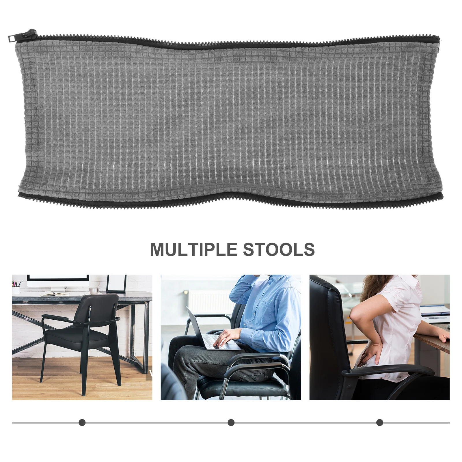 

Chair Armrest Protective Cover Thickened Handle Pad Elastic Armrest Cushion Removable Washable for Office Chair