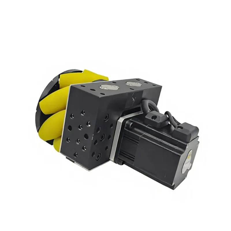 Integrated Servo Motor Mecanum Wheel 125mm 300kg Capacity Set Omni Wheel with Suspension for Automated Guided Vehicles