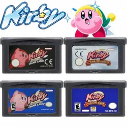 Hot GBA Kirby Cartuccia di gioco Scheda console per videogiochi a 32 bit Versione inglese Incredibile specchio Nightmare in Dream Land per GBA NDS