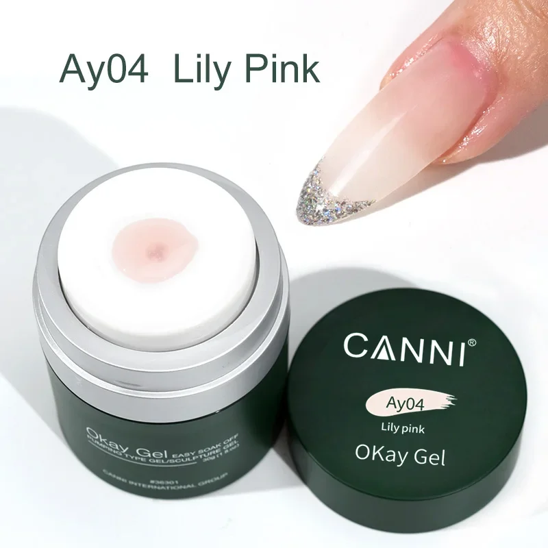 30g CANNI Okay UV Bau Gel Builder Nagelverlängerung Luftpumpe Design Soak Off Nagel Maniküre Funktion Skulptur Koreanisches Gel