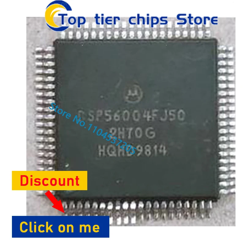 Original DSP56004FJ50 QFP80 10PCS NEW