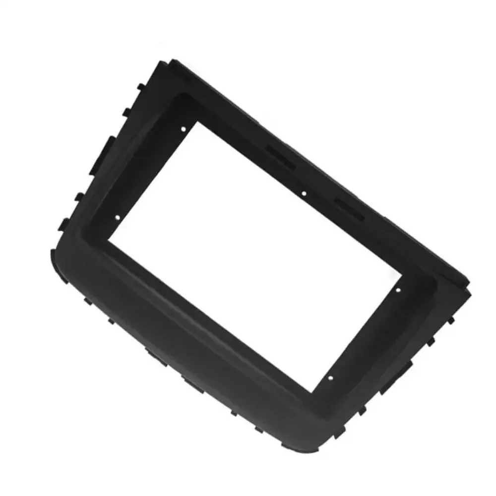 For 2017+ SSANGYONG REXTON MUSSO Accessories 2Din Car Frame Fascia 9'' Screen Installation Dash Player Head Unit Panel Kit Cover