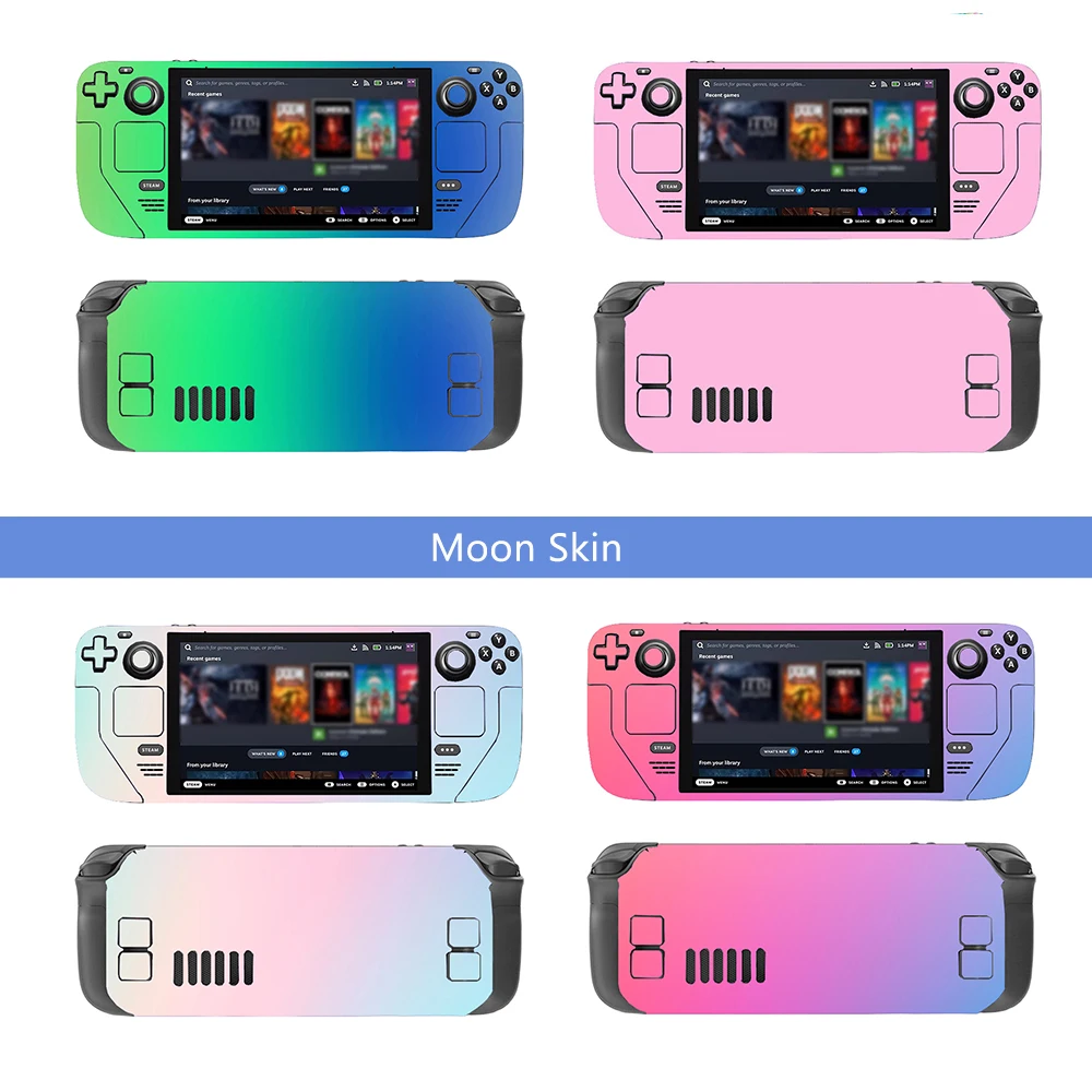 Skin Sticker for Steam Deck Console Vinyl Decal for Steam Deck Handheld Device Game Accessories Sticker Wrap Cover