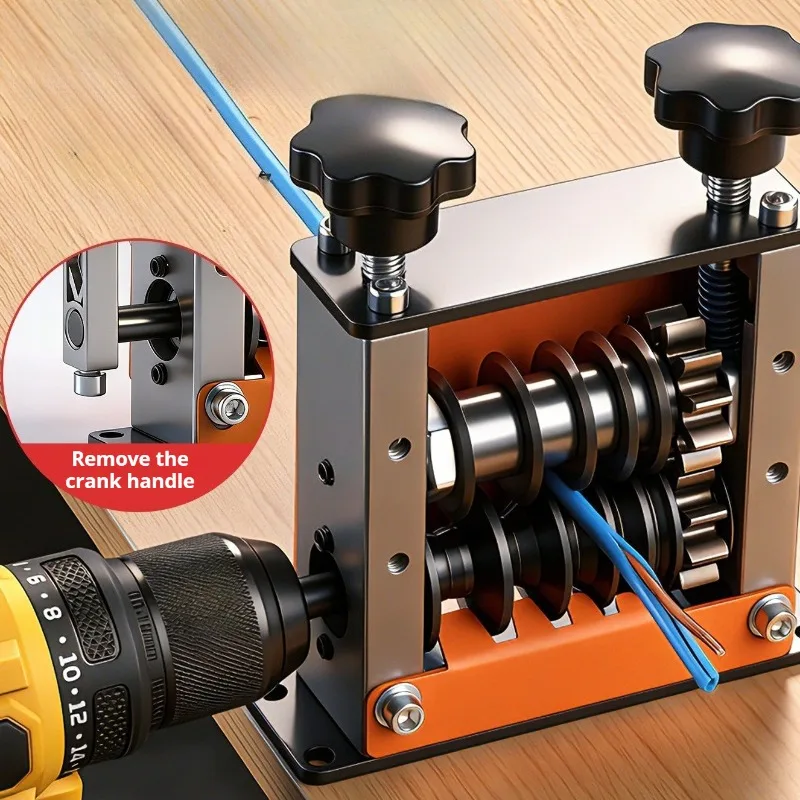Manual/Electric Wire Stripping Machine Stripping Drill-Powered Cable Wire Stripper Precise Cutting Household Scrap Wire Peeler