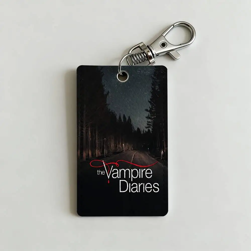 The V-Vampire D-Diaries Card Holder Keychain Badge Holder Card Pass Hang Rope Lariat Lanyard for Key Rings Accessories Gift
