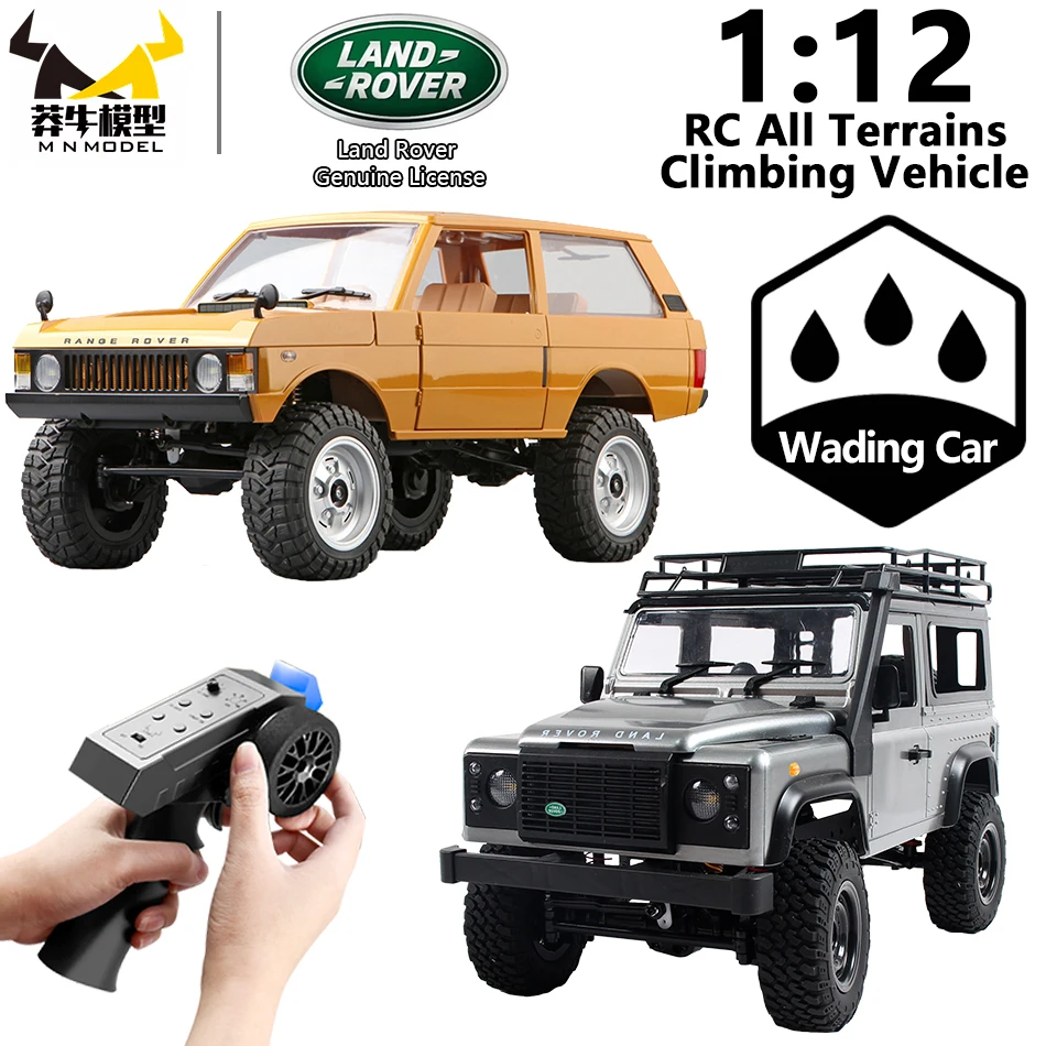 

MN MODEL 1/12 RC Diving Four-wheel Drive Off-road Car All Terrain Vehicle Traversal Climbing Truck Rock Crawler SUV Toy Adult