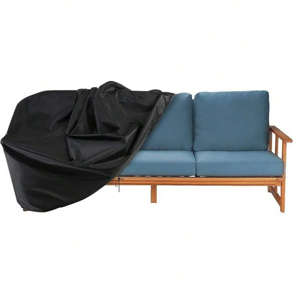 Outdoor Waterproof Bench Cover UV Resistant All Weather Dustproof Patio Garden Furniture Cover For 2 3 4 Seater Bench Sofa