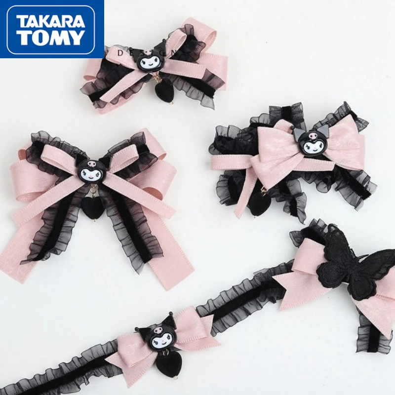 

TAKARA TOMY Hello Kitty Girls Cute Sweet and Small Lolita Headwear Students and Children Good-looking Daily Hairpins