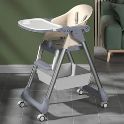 Silla de comedor para alimentación de bebé, asiento multifuncional, plegable, portátil, para el hogar, aprendizaje infantil