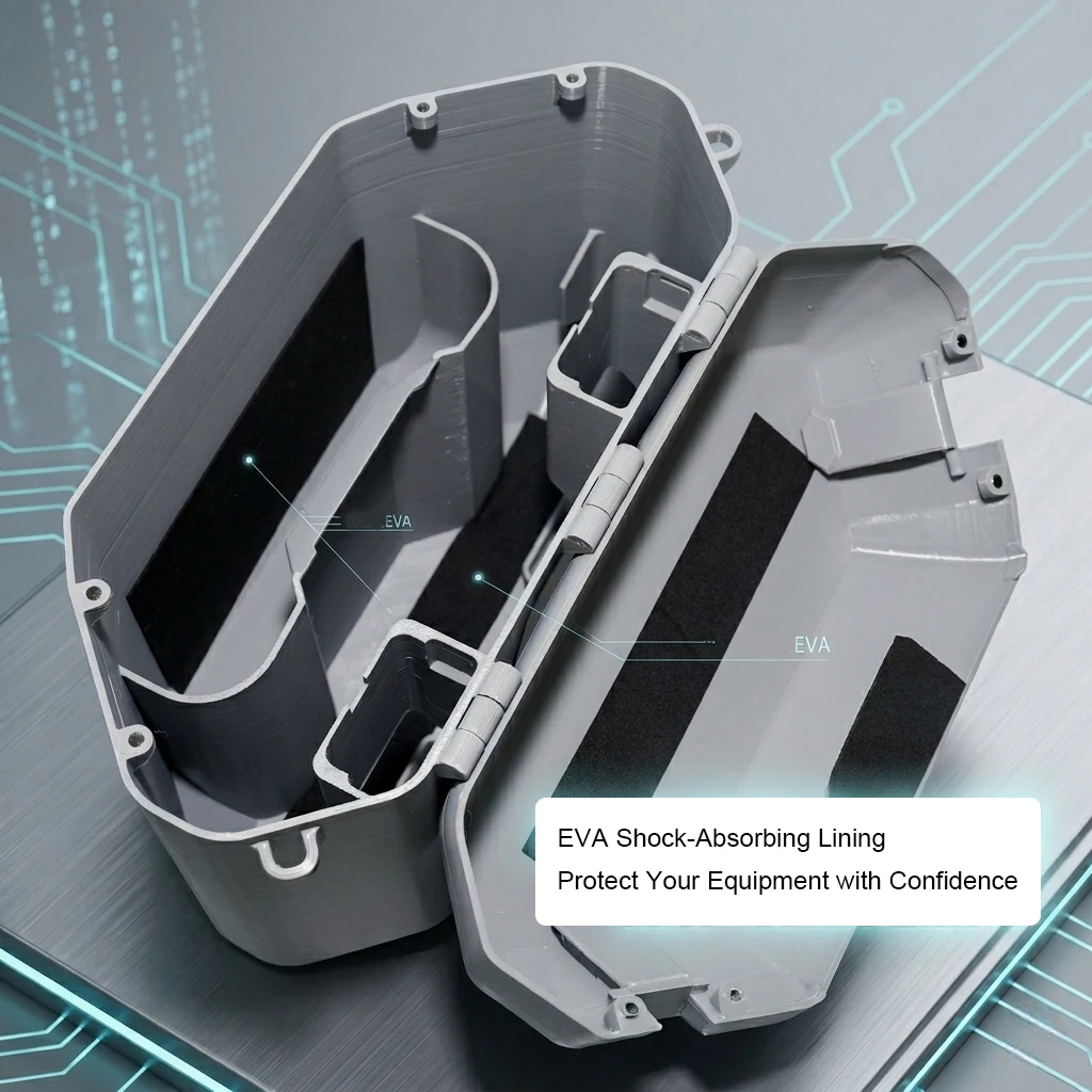 

For DJI AVATA 360 Portable Storage Case EVA Foam Liner 3D Printed Shell Holds RC2 Remote and 2 Batteries Lightweight 482g