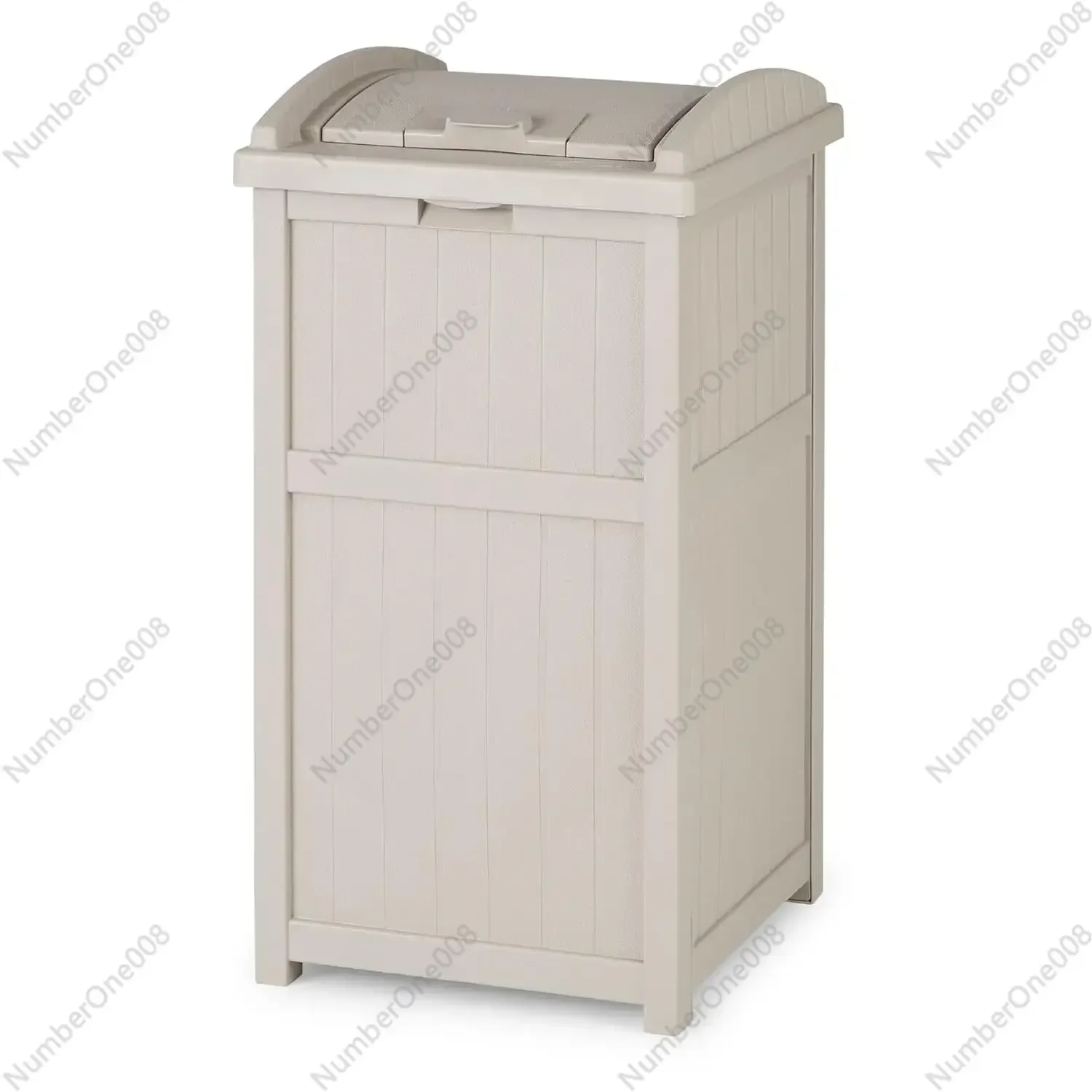 

Outdoor Wheel Deck Box for Chion Cube Storage Box, All Weather Storage Shed, Backyard Patio, US 75, 80, 260Gallon