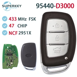 95440-D3000 For Hyundai Tucson 2016 2017 2018 Keyless Smart Car Key 433.92MHz FSK NCF29A1X 47 Chip TQ8-FOB-4F11