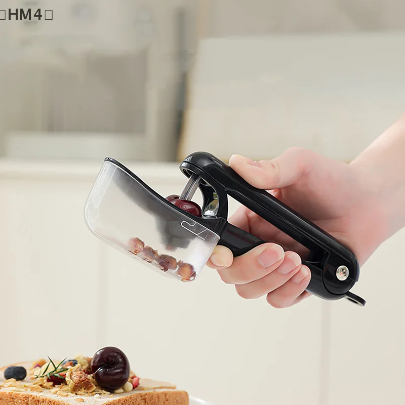 〔HM4〕Alat Pengupas Biji Ceri, Alat Pengupas Biji Ceri dengan Desain Dorong Genggam, Alat Pengupas Biji Ceri Berat, Menghemat Waktu dan Ruang