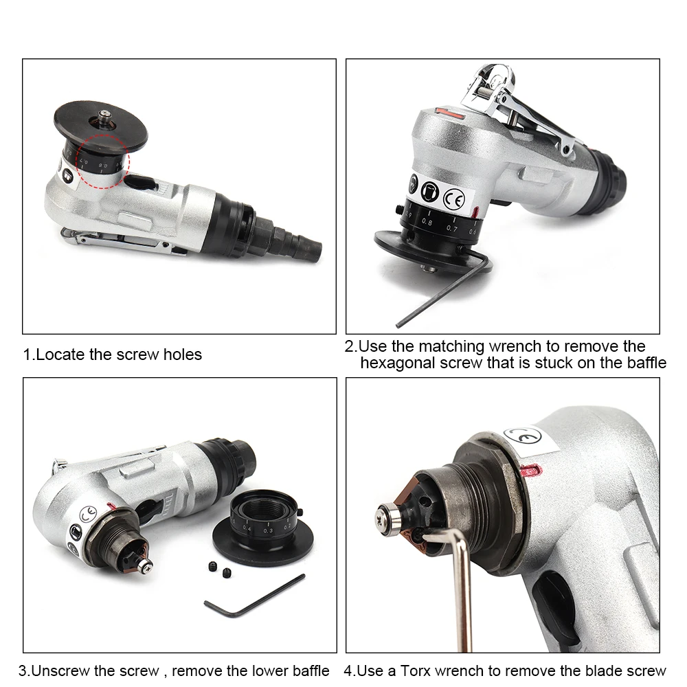 Metal Deburring Pneumatic Chamfering Machine Hand Hold Deburring Adjustable Depth With Two Blades пневмоинструмент