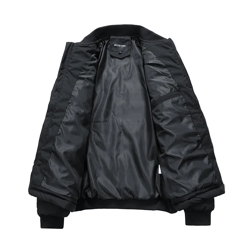 2025 new stand collar plaid patchwork cotton-padded men's light warm coat casual trendy jacket fashion casual clothes