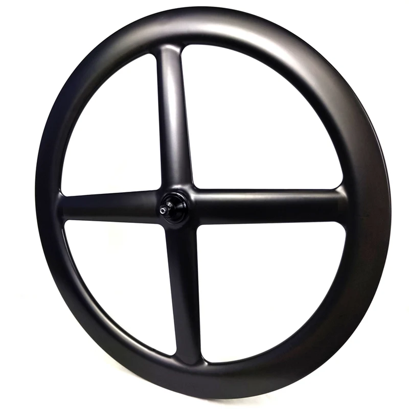 

BIKEDOC SP-ZR4 700C Road/Track TT Bicycle Wheelset Carbon 4 Spoke Wheels 26mm Width 55mm Depth Tubeless Tubular Disc/Rim Brake