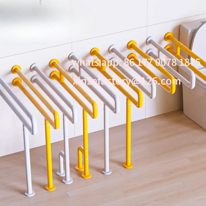 Customizable ‌ Bathroom Safety Grab Bar‌ 316 Stainless Steel Toilet Support with Night Glow Anti-Slip Handle for Senior