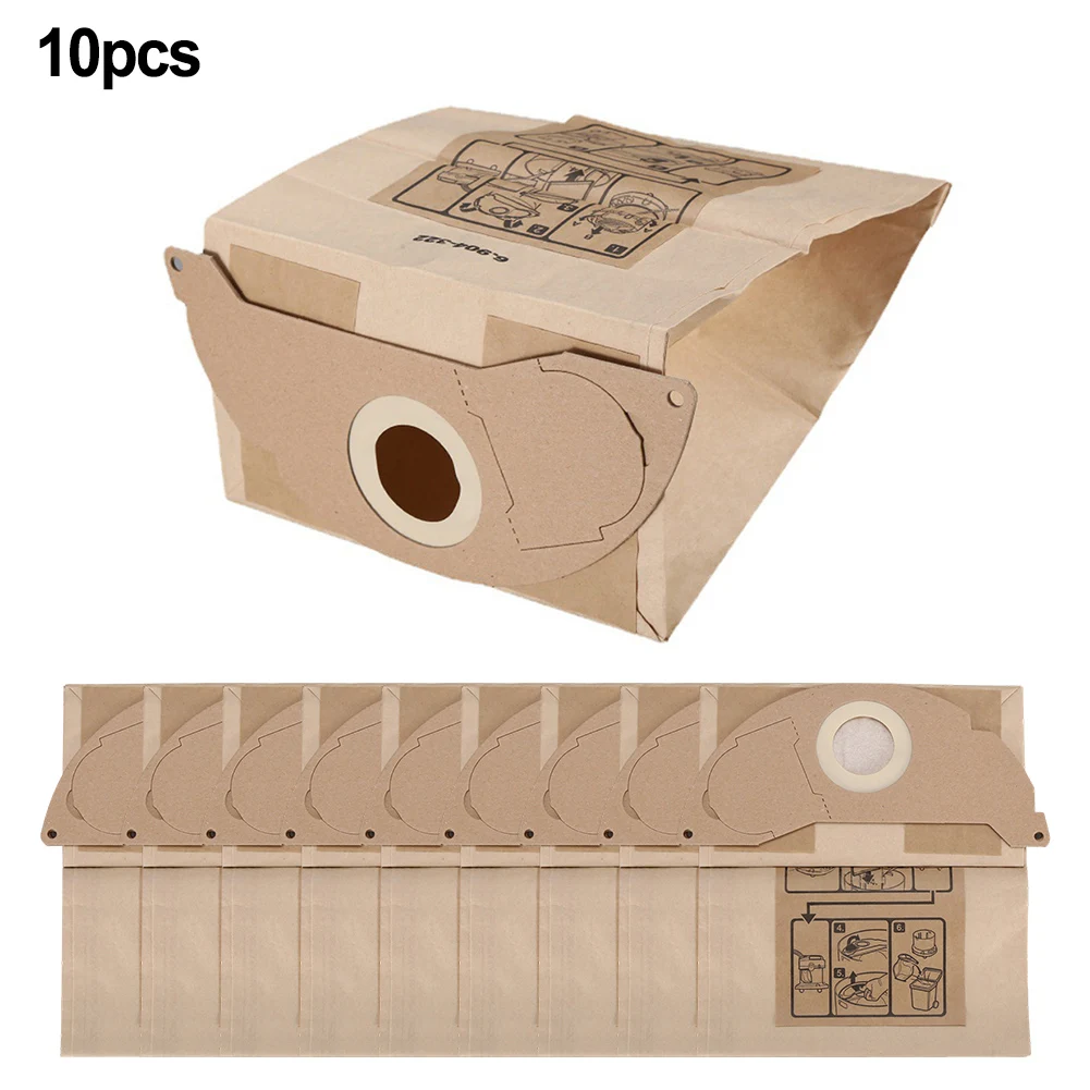 

10 Pack Bags K rcher WD2 Floor Maintenance Generous Debris Holding Capacity Hygienic Cleaning Solutions 21cm * 24cm