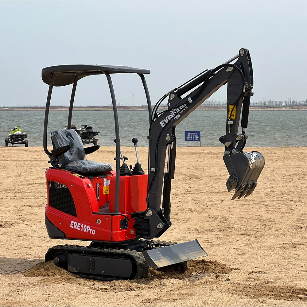 EVERUN Ere10pro The Most Popular Micro Digger With Various Attachments New Hydraulic Bucket Chinese Mini Excavator