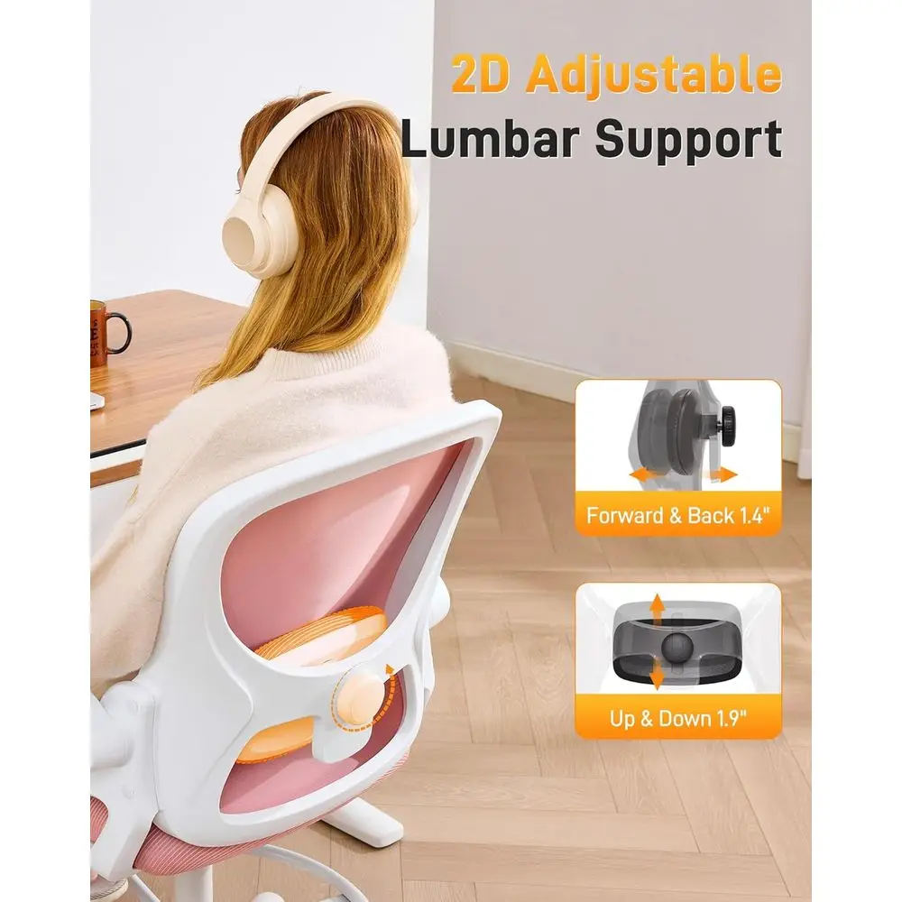 Drating Chair with Arms, Tall Oice Chair or Standing Desks | Ergonomic lumbar pad, breathable mesh and oot ring support orward-l