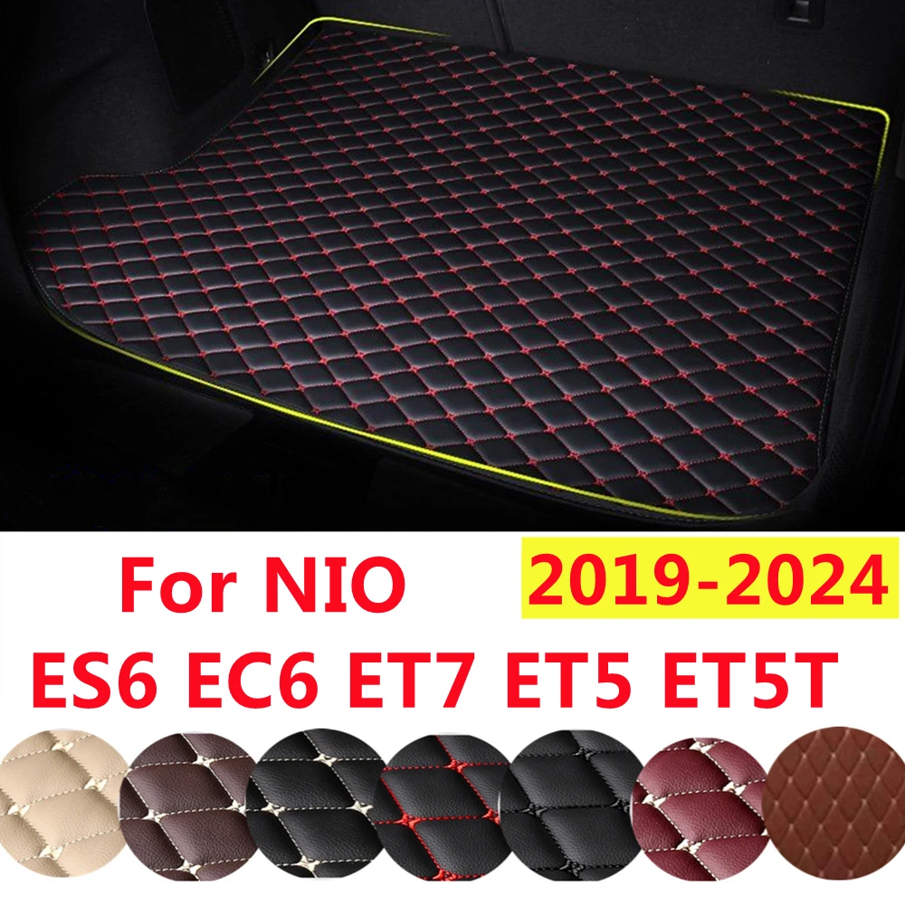 YJ XPE Leather Car Rear Cargo Liner Custom Fit For NIO ES6 EC6 ET7 ET5 ET5T 2024 23-2019 Waterproof AUTO Fittings Protector Mats