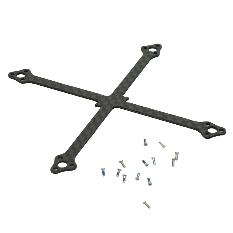 Placa de Carbono para Drone FPV, Placa de Fixação do Motor, Chassi Leve e Resistente, Placa Modificada para BetaFPV Meteor 75 Pro