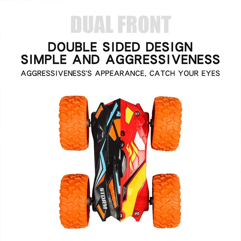 Voiture de cascade électronique RC Double face, Buggy rotatif à 360 degrés, MINI camion télécommandé Portable, voiture d'escalade Rechargeable pour garçon