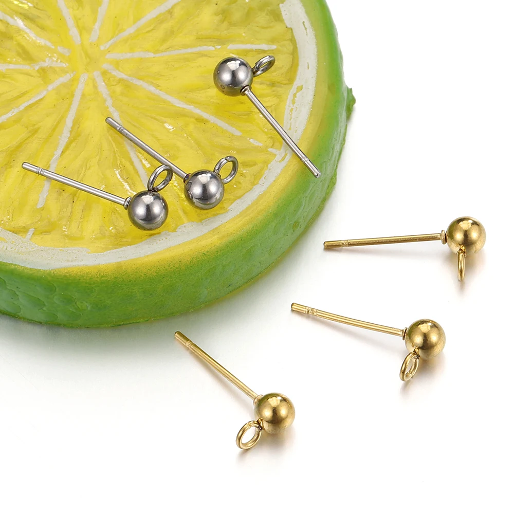 10–100 Stück Edelstahl-Ohrstecker, Ohrstecker für DIY-Ohrstecker, Schmetterlingsohr-Rücken, Schmuckherstellung – Detail 10