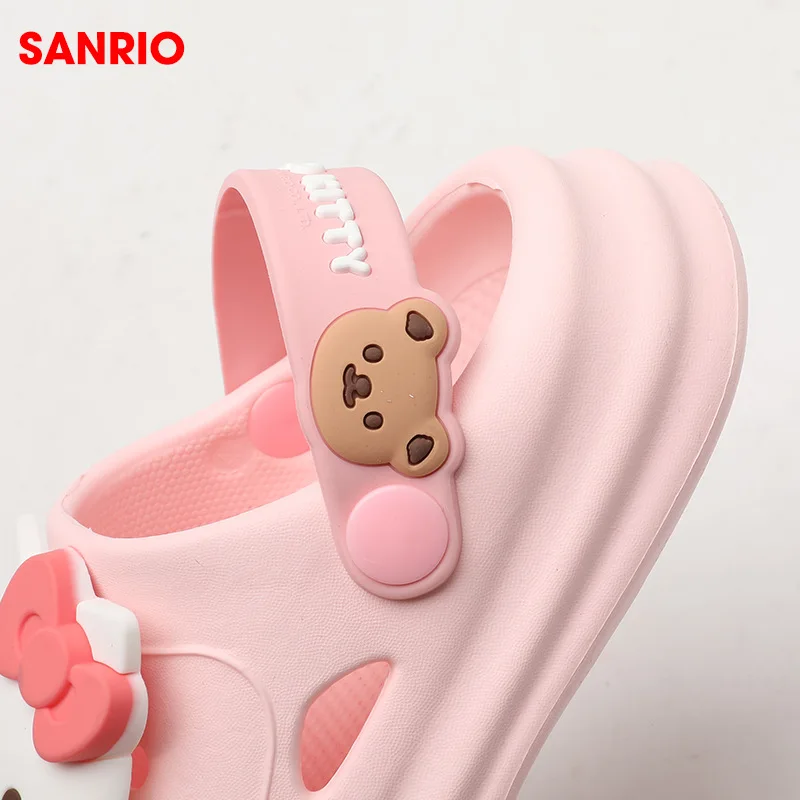 Sanrio Cinnamoroll Children Slippers Hello Kitty Cartoon Kawaii Cute Home Bathroom Bathing Anti-Slip Sandal Kids Girls Gifts