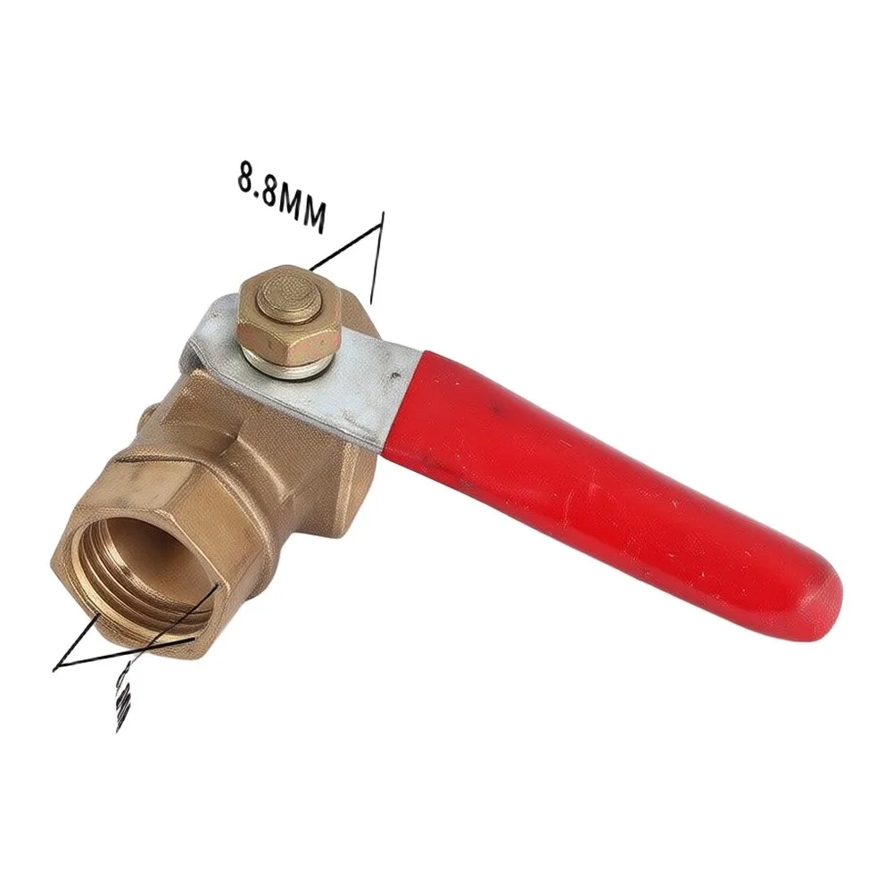 Brass Pneumatic Ball Valve Designed for Air and for gas Flow Regulation in Industrial Automation and Control Systems