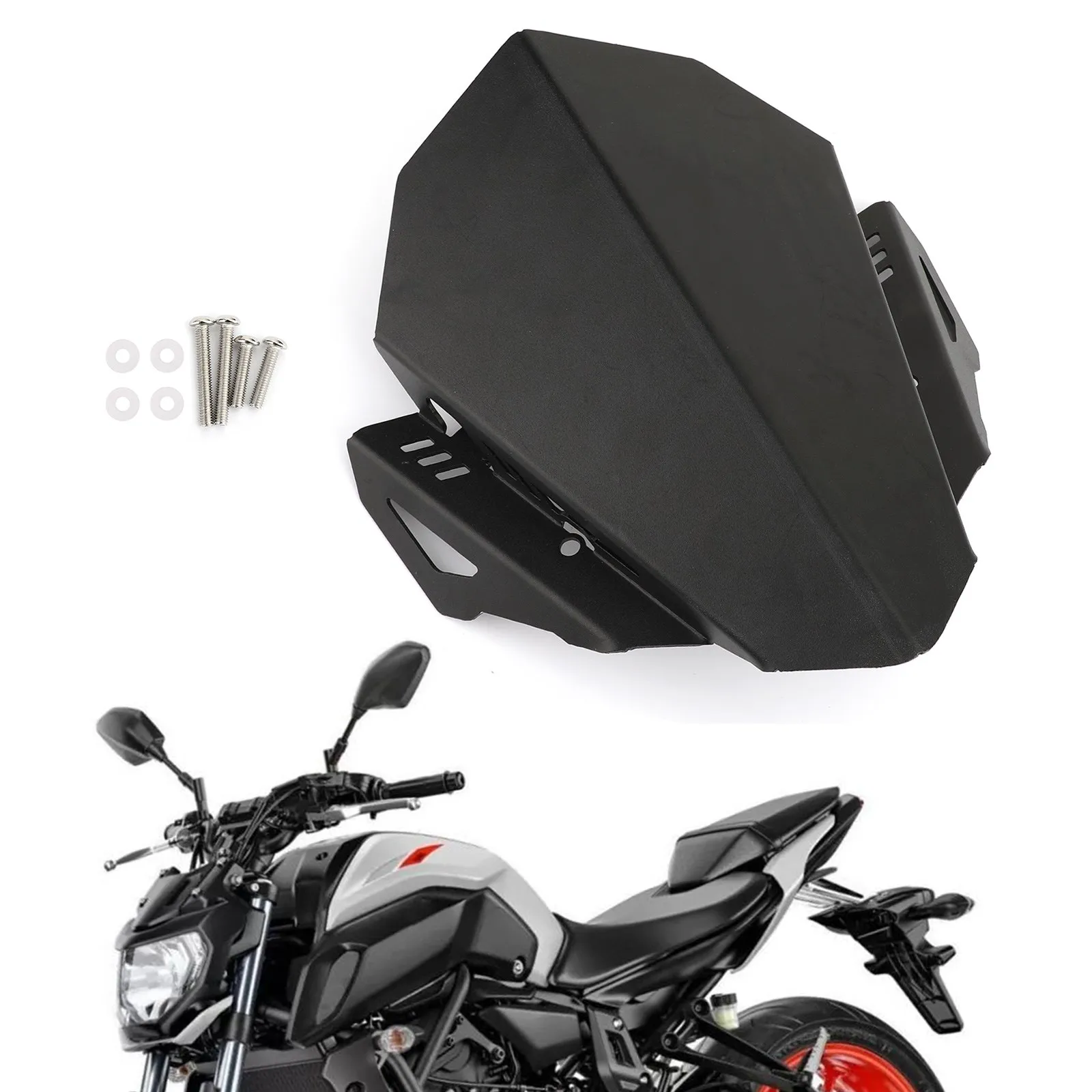 

Aluminum Windshield For Yamaha MT-07 2018 2019 Windscreen MT07 CNC Deflector