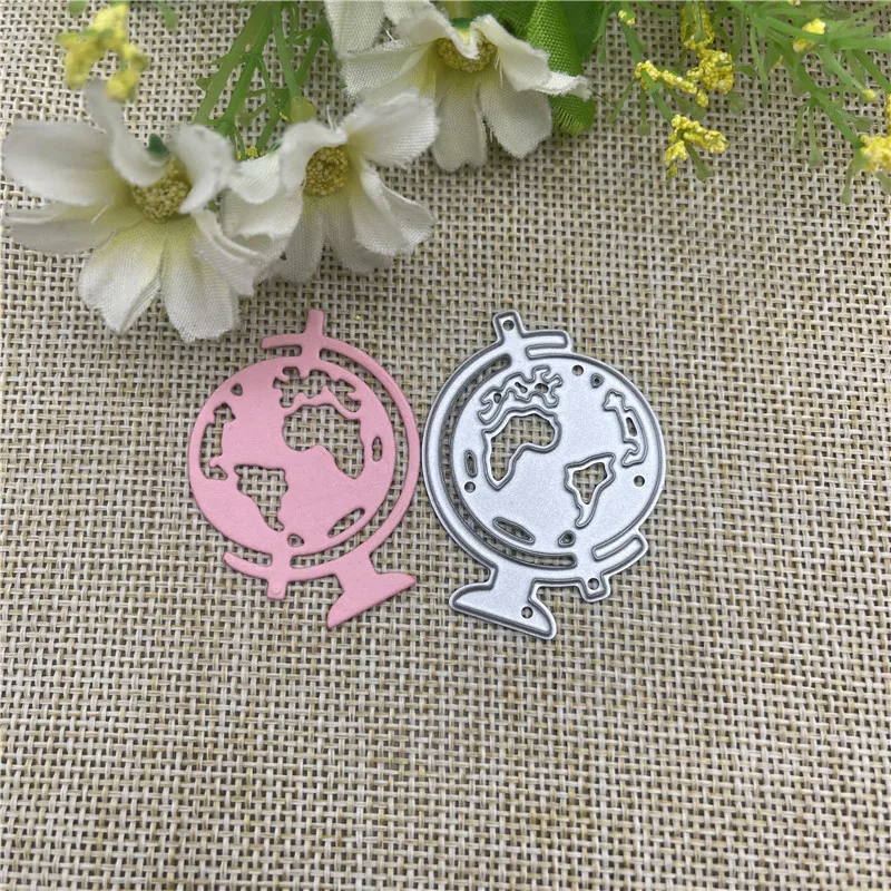 Globe Frames background Metal Cutting Dies Stencils For DIY Scrapbooking Decorative Embossing Handcraft Template